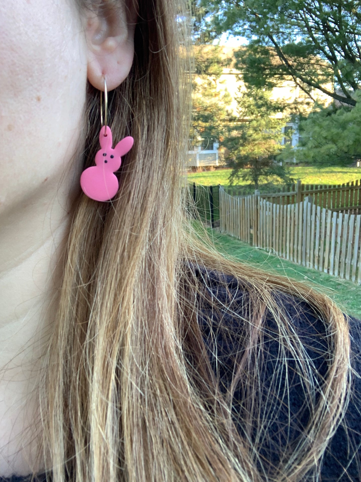 Peep Bunny Earrings
