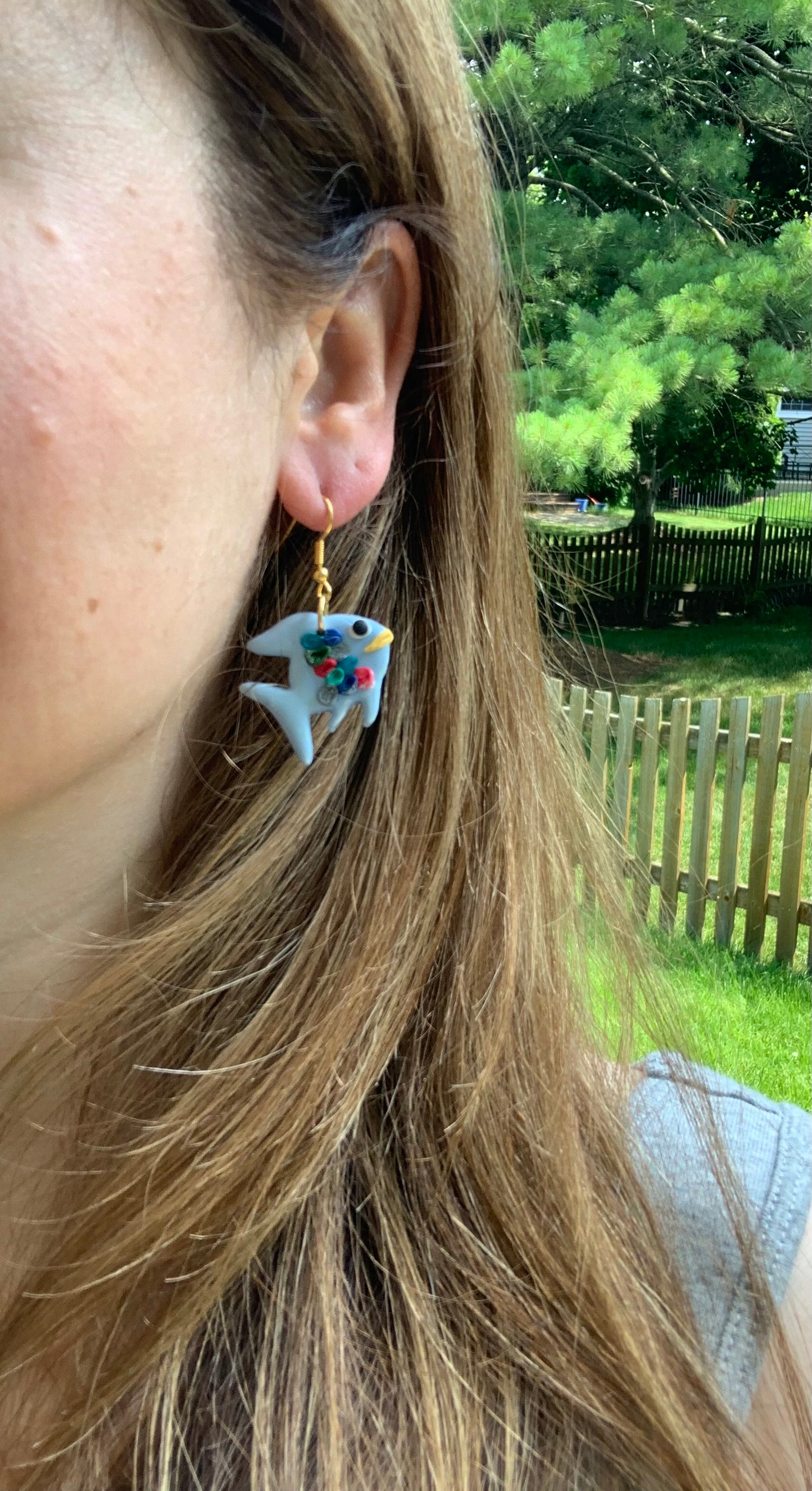 Rainbow Fish Earrings