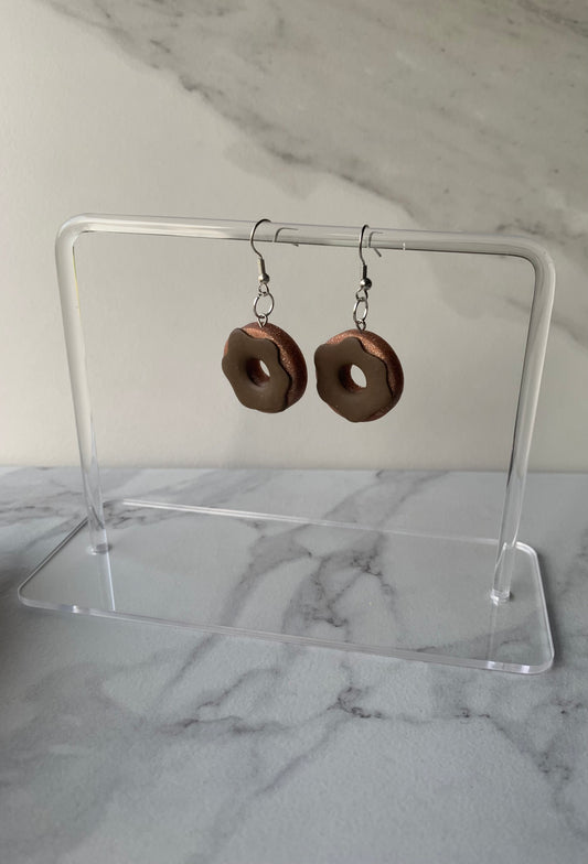 Frosted Donut Earrings