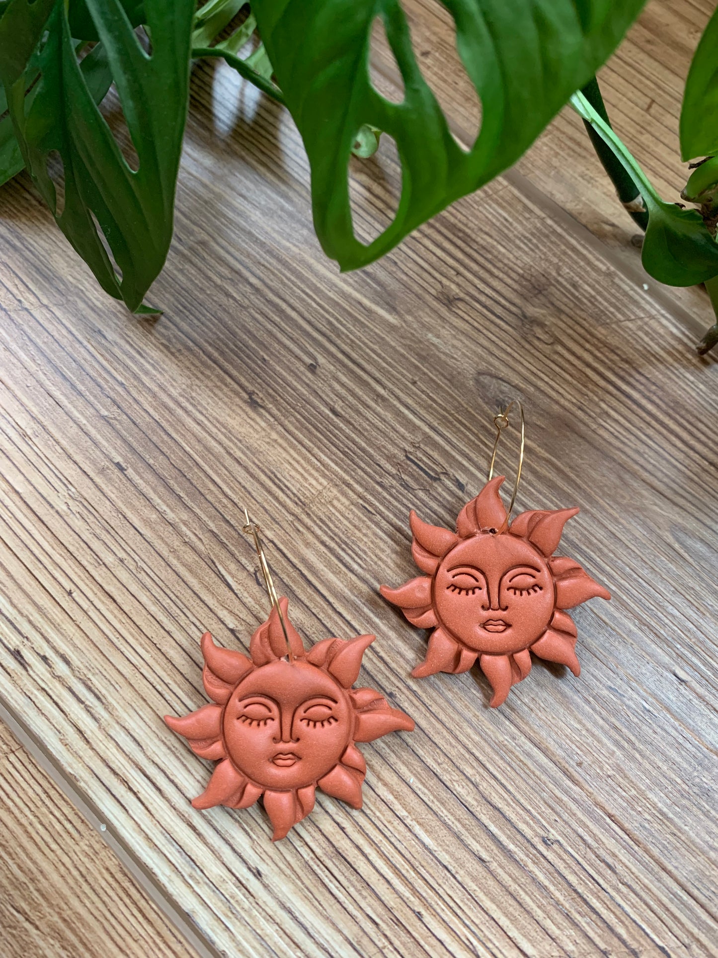 Sun and Moon Earrings