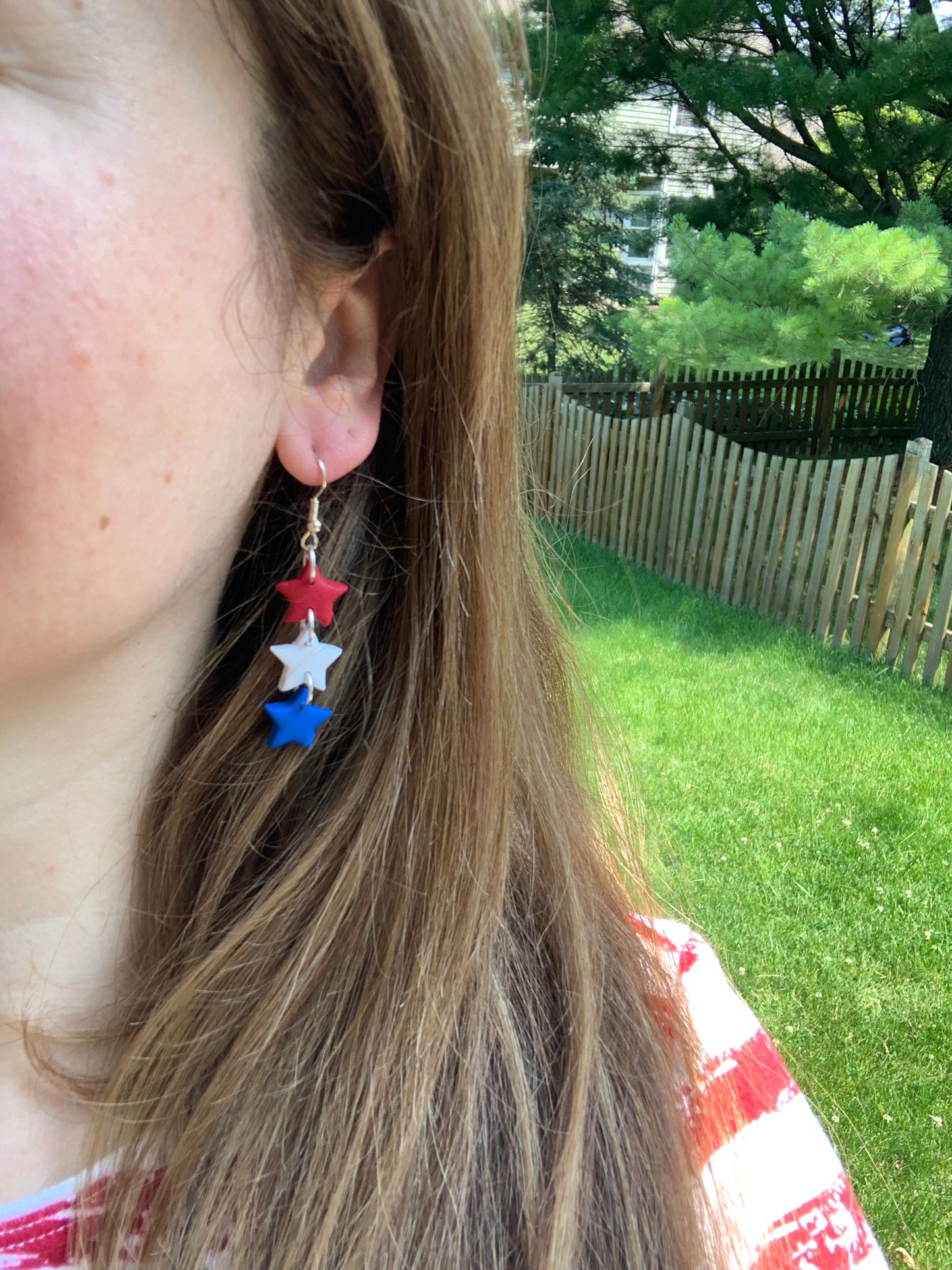 Patriotic Star Earrings