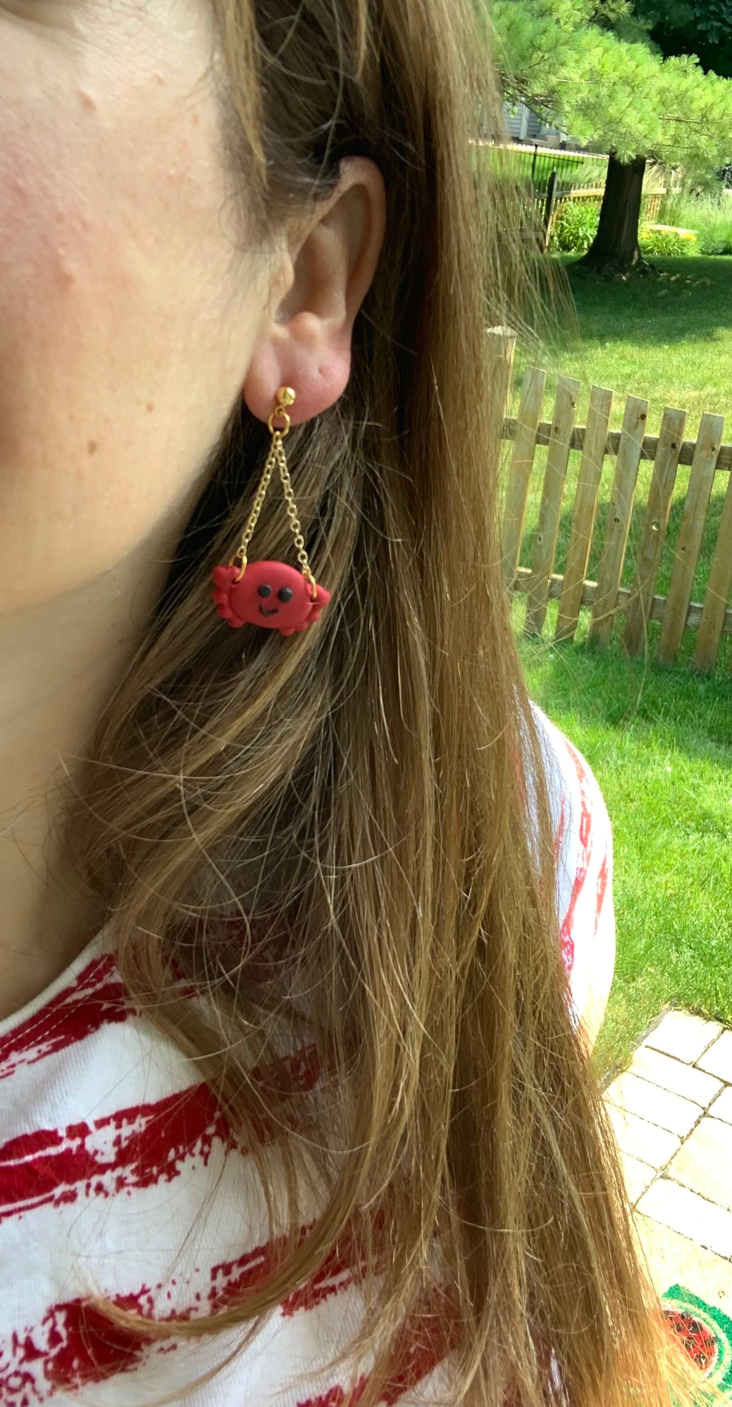 Happy Crabby Earrings