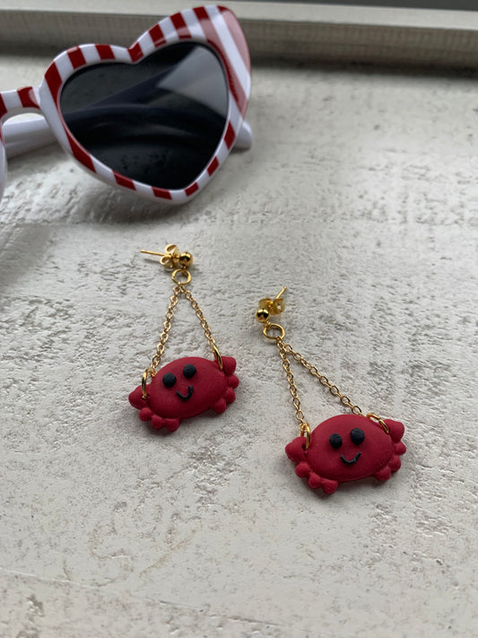 Happy Crabby Earrings